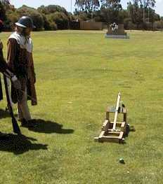 Warren and his Onager at Past Times 2000